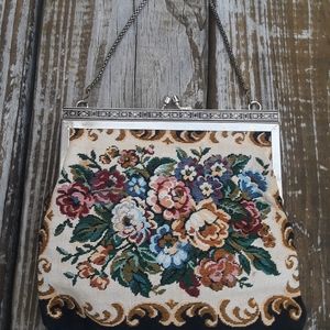 Floral evening purse